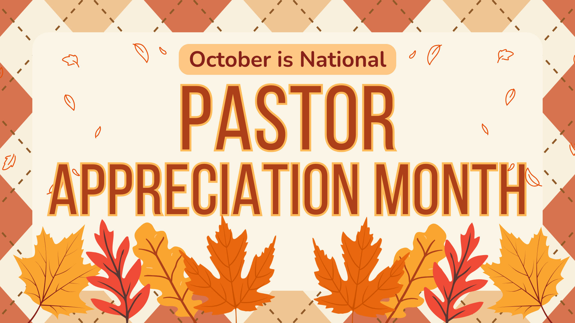 Pastor Appreciation Month 5