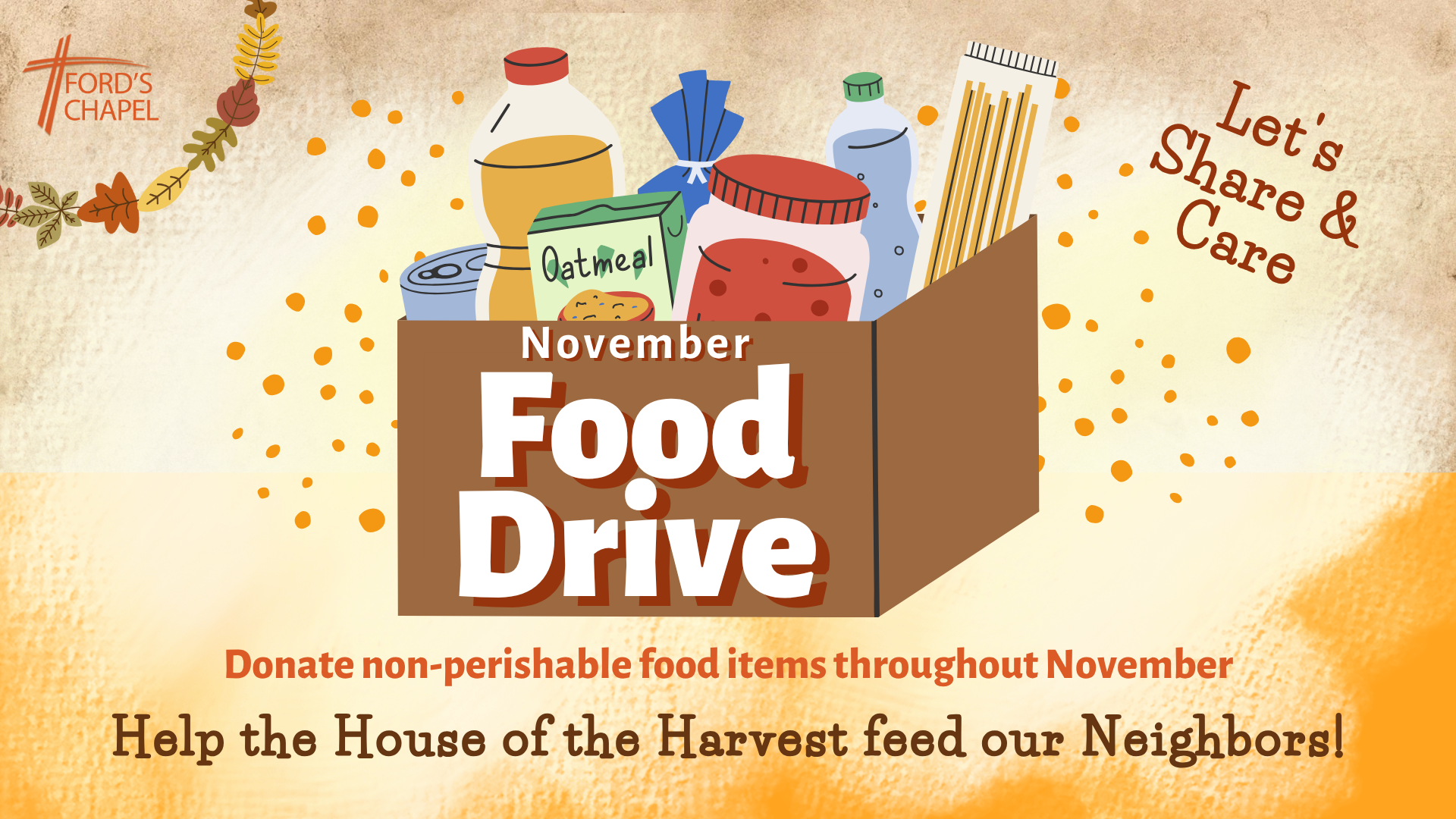 Food Drive 2025 hoh