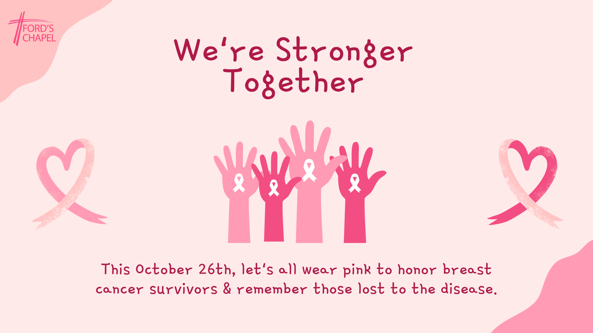 Wear pink 2025